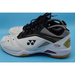 Women Yonex SHB-65XW Wide White Gold Badminton Shoes Size US 9.5 EU 40.5